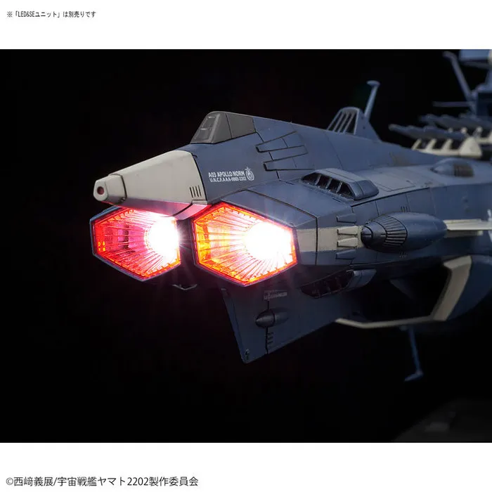 YAMATO STAR BLAZERS 2202 - 1/1000 Earth Federation Andromeda Class 3rd Ship Apollo Norm Model Kit