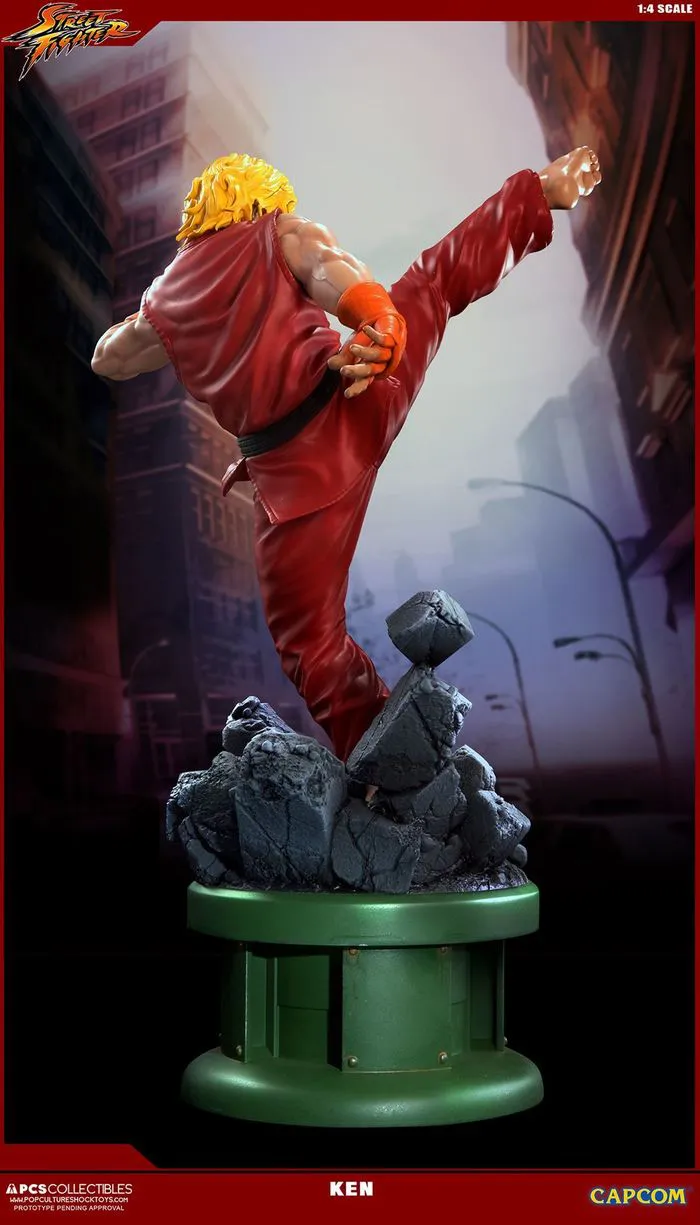 STREET FIGHTER V - Ken 1/4 Polystone Ultra Statue