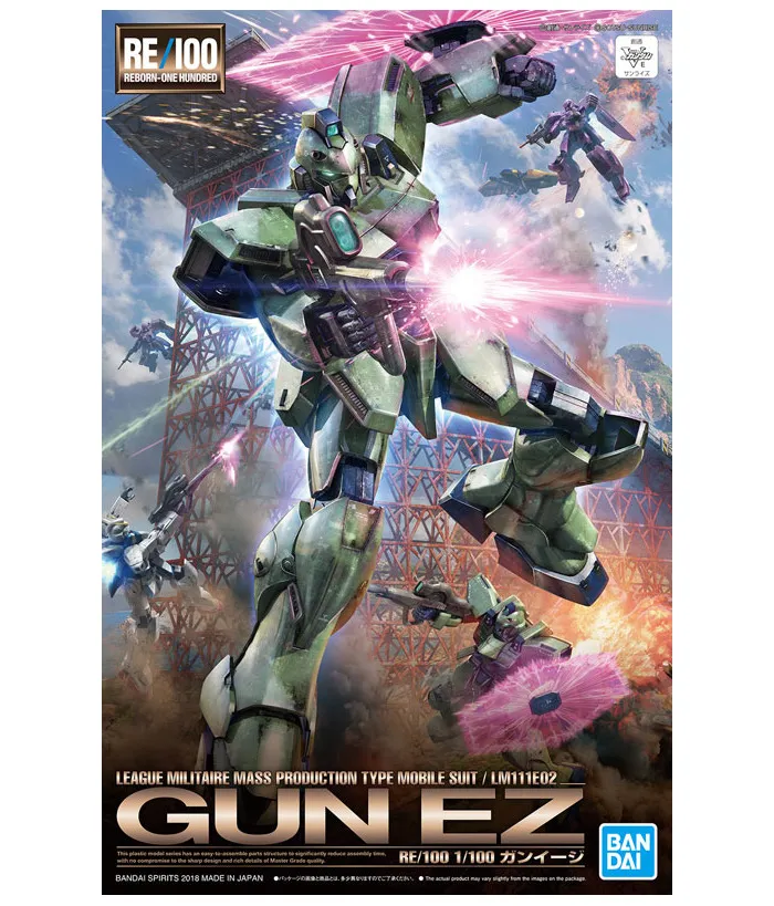 GUNDAM - 1/100 GUN EZ Reborn-One Hundred Model Kit RE/100