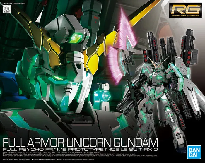 GUNDAM - 1/144 Full Armor Unicorn Real Grade Model Kit RG # 30