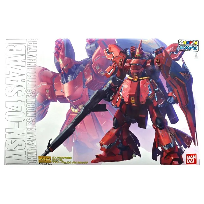 GUNDAM - 1/100 Sazabi Ver. Ka Mechanical Clear Expo Exclusive 2016 Master Grade Model Kit MG