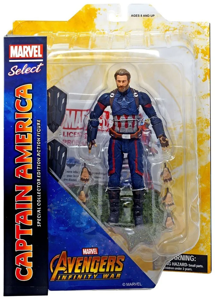 MARVEL - Avengers Infinity - Captain America Marvel Select Action Figure