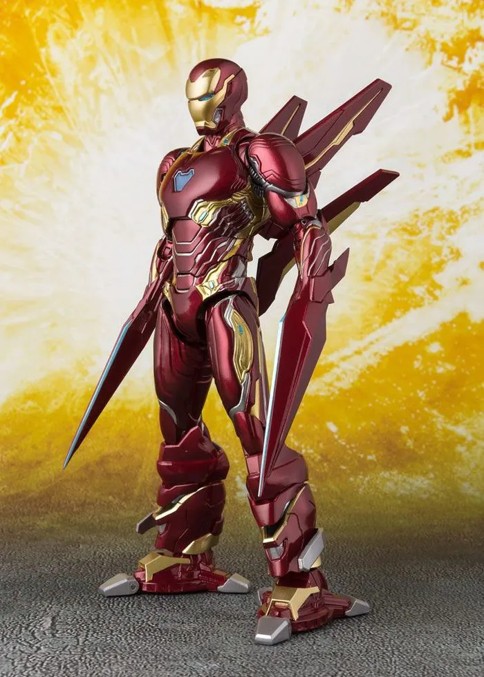 MARVEL - Avengers Infinity - Iron Man Mark 50 Nano Weapons S.H. Figuarts Action Figure - Damaged Box