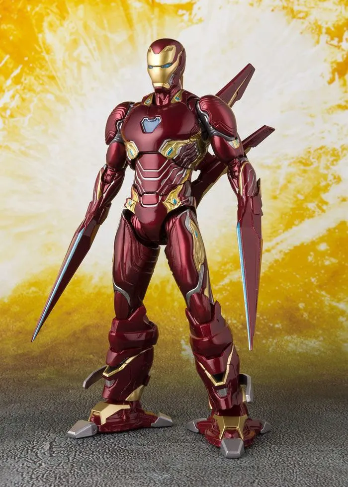 MARVEL - Avengers Infinity - Iron Man Mark 50 Nano Weapons S.H. Figuarts Action Figure - Damaged Box