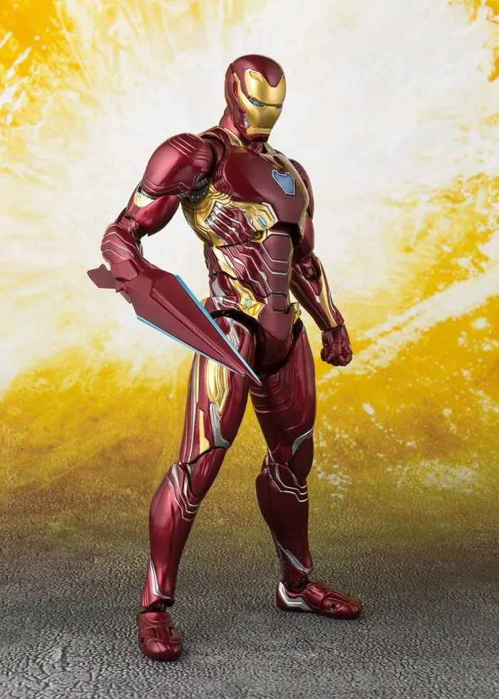 MARVEL - Avengers Infinity - Iron Man Mark 50 Nano Weapons S.H. Figuarts Action Figure - Damaged Box