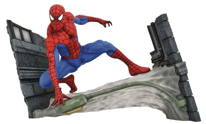 MARVEL - Marvel Gallery - Spider-Man Webbing Pvc Figure