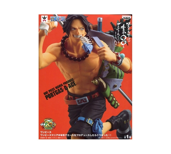 ONE PIECE - Mania - Portgas D. Ace Pvc Figure - Damaged Box