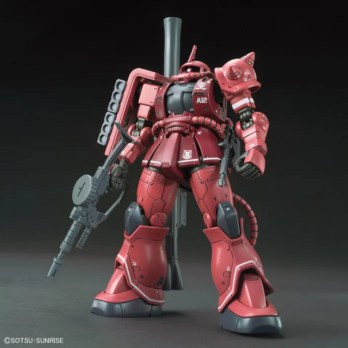 GUNDAM - MS-06S Zaku II Principality of Zeon Char Aznable's Mobile Suit Red Comet Ver. Model Kit HGGO # 024