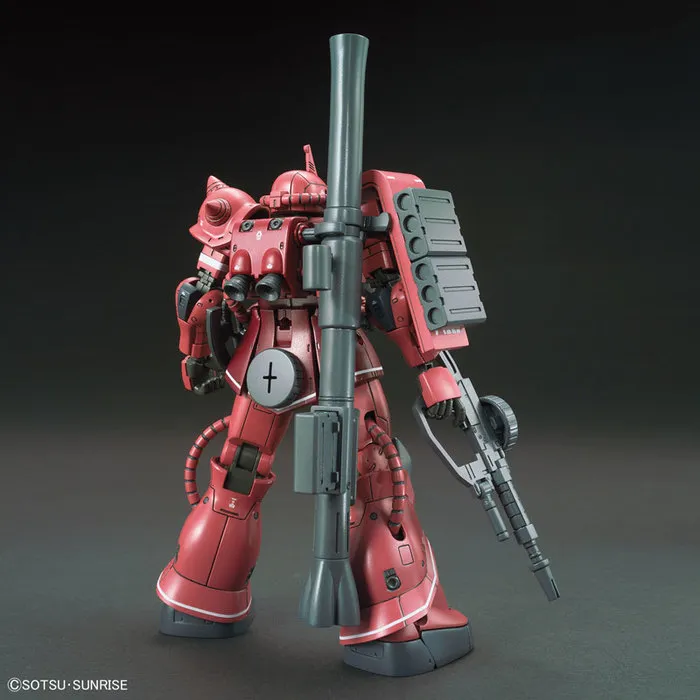 GUNDAM - MS-06S Zaku II Principality of Zeon Char Aznable's Mobile Suit Red Comet Ver. Model Kit HGGO # 024