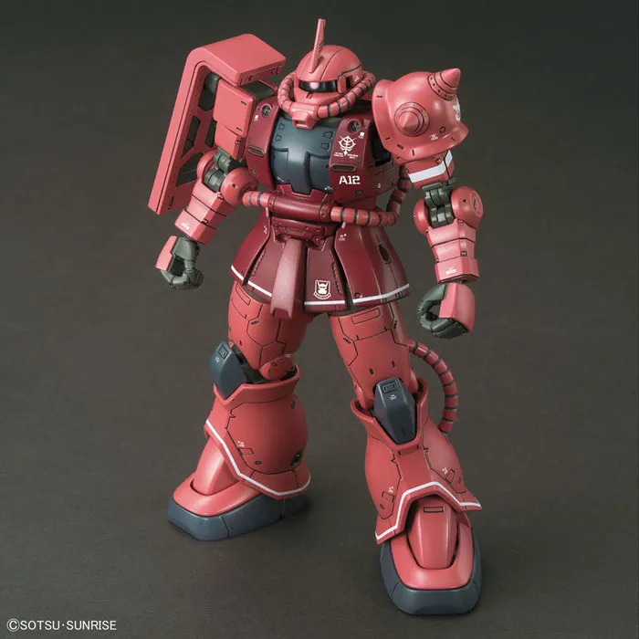 GUNDAM - MS-06S Zaku II Principality of Zeon Char Aznable's Mobile Suit Red Comet Ver. Model Kit HGGO # 024