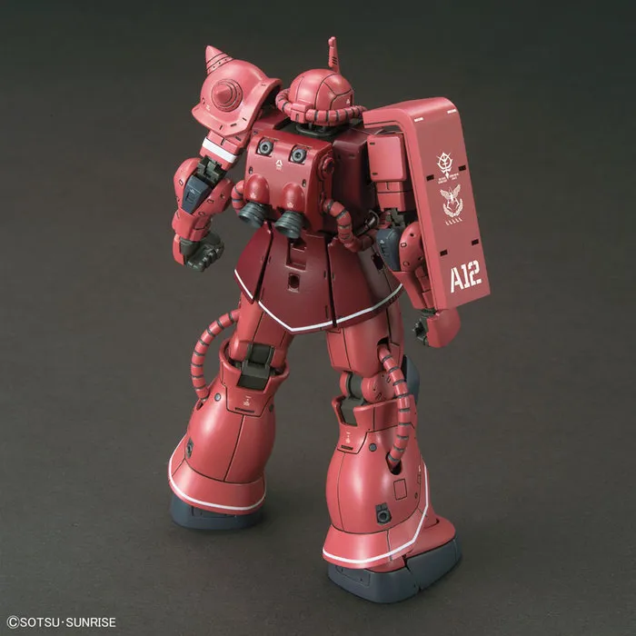 GUNDAM - MS-06S Zaku II Principality of Zeon Char Aznable's Mobile Suit Red Comet Ver. Model Kit HGGO # 024