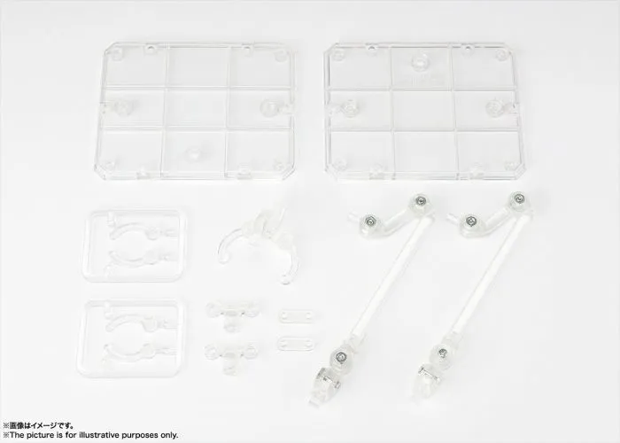 Tamashii Stage Act 4 - Humanoid Support Type Clear (2pcs) Display Stands