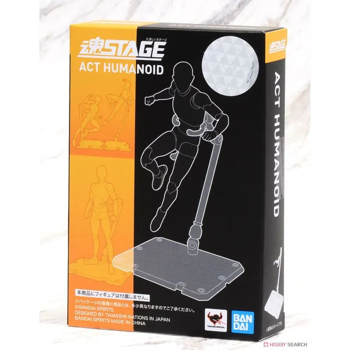 Tamashii Stage Act 4 - Humanoid Support Type Clear (2pcs) Display Stands