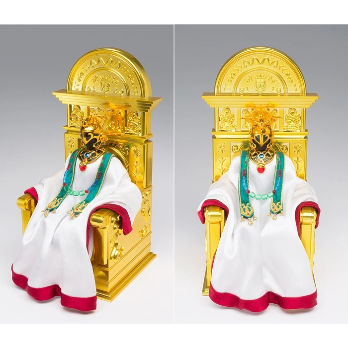 SAINT SEIYA - Myth Cloth EX Aries Shion / Ariete Surplice & Pope Set With Throne