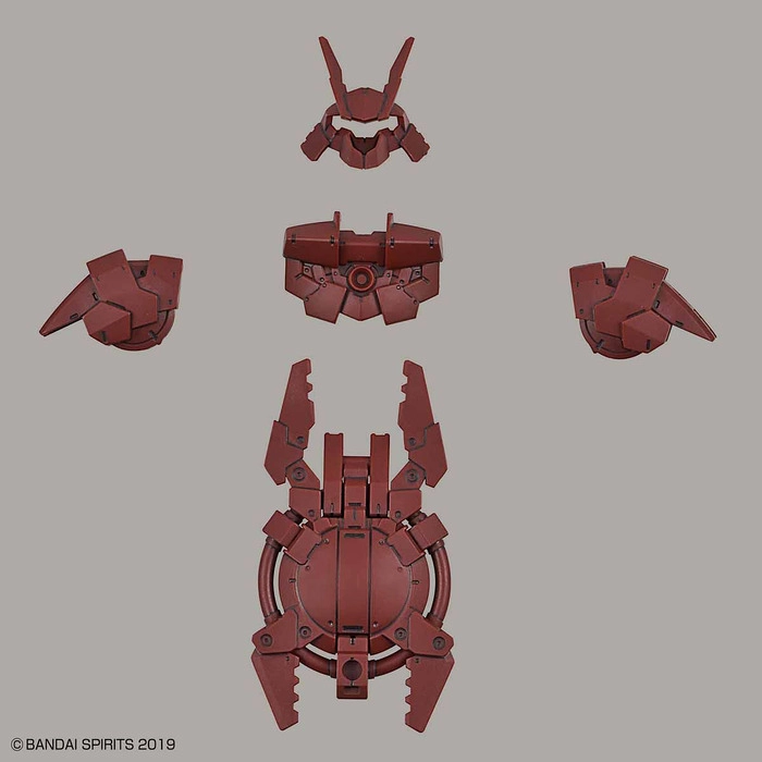 GUNDAM 30MM / 30 MINUTES MISSIONS - 1/144 Option Armor for Close Fighting for PORTANOVA Dark Red Model Kit # OP05