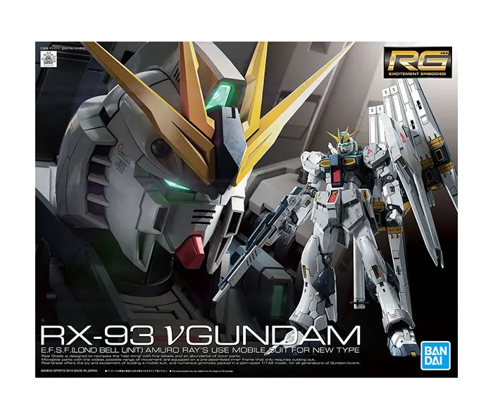 GUNDAM - 1/144 RX-93 Nu Real Grade Model Kit RG # 32
