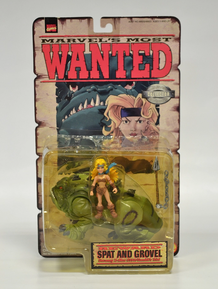 MARVEL - Most Wanted - Uncanny X-Men 1998 Spat & Grovel Action Figure