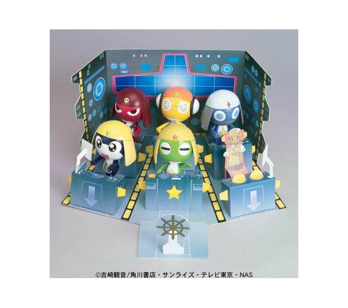 KERORO - Keroro Platoon Set + Secret Base Model Kit