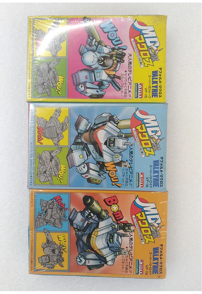 MACROSS - Valkyrie Model Kit Set of 6