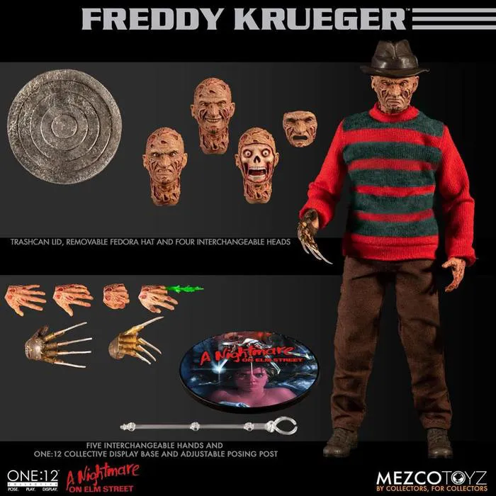NIGHTMARE - On Elm Street - Freddy Krueger 1/12 Action Figure