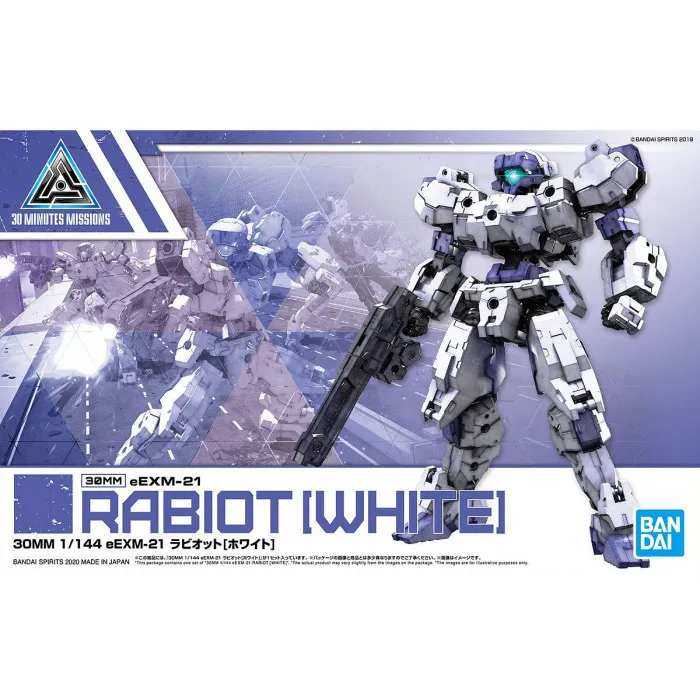 GUNDAM 30MM / 30 MINUTES MISSIONS - 1/144 eEXM-21 Rabiot White Model Kit # 23