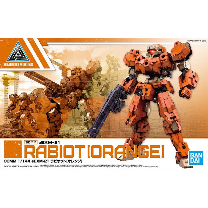 GUNDAM 30MM / 30 MINUTES MISSIONS - 1/144 eEXM-21 Rabiot Orange Model Kit # 24