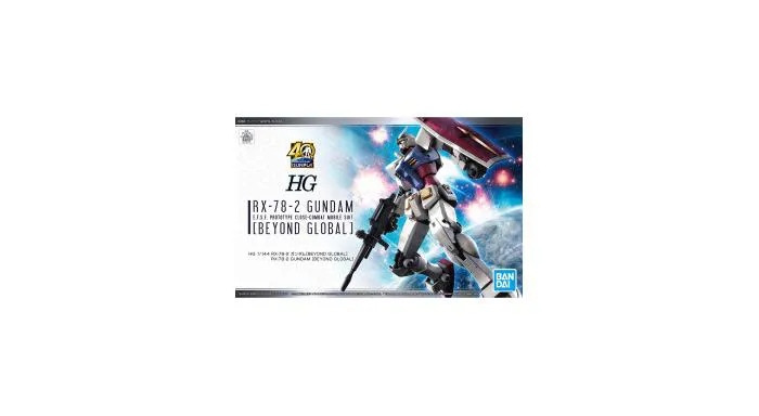 GUNDAM - 1/144 RX-78-2 Beyond Global 40th High Grade Model Kit HG