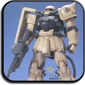 GUNDAM - 1/100 MS-06F-2 Zaku II F2 EFSF Version Master Grade Model Kit MG