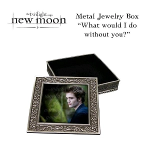 TWILIGHT NEW MOON - METAL JEWELRY BOX WHAT WOULD I DO WITHOUT YOU?