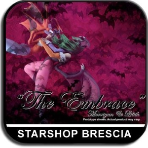 DARKSTALKERS - Morrigan & Lilith Diorama The Embrace SDCC 2011 Exclusive