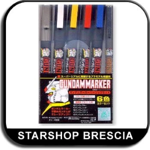 MODEL KIT ACCESSORI - Gundam Marker Basic Set (6pcs)