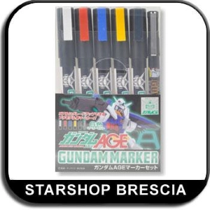 MODEL KIT ACCESSORI - Gundam AGE Marker Set (6pcs)