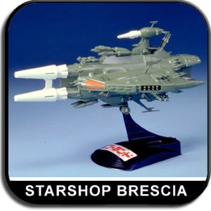 YAMATO STAR BLAZERS - Admiral Gorland's White Comet Empire Missile Ship Model Kit
