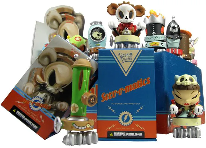 SERV-O-MATICS - Brandt Peters x MINDstyle - Serv-O-Matics Vinyl Figure 1x Blind Box