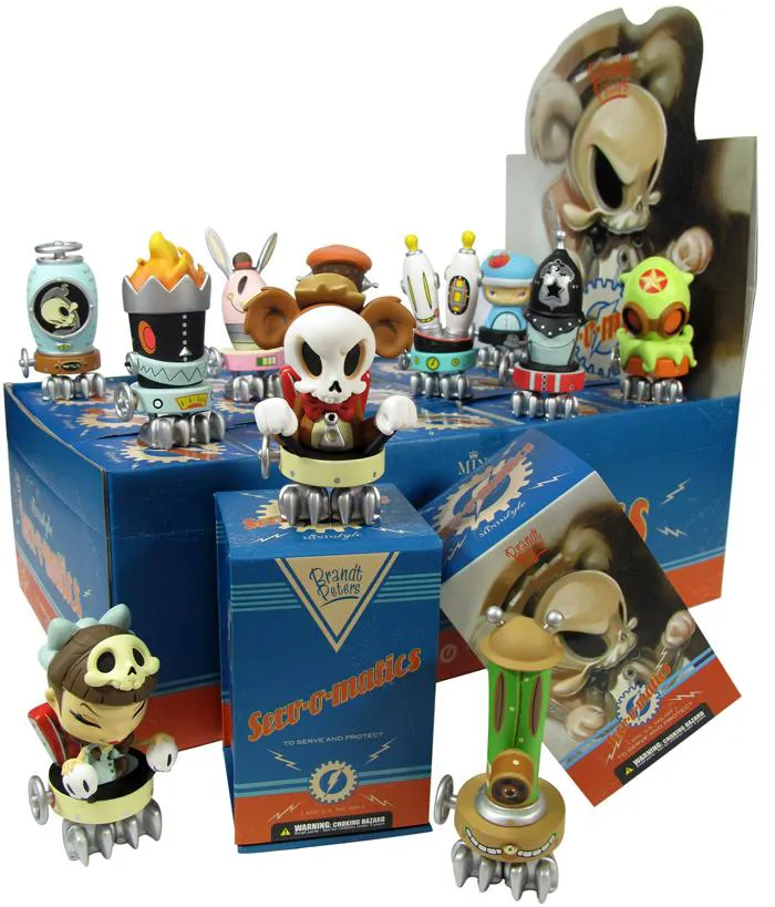 SERV-O-MATICS - Brandt Peters x MINDstyle - Serv-O-Matics Vinyl Figure 1x Blind Box