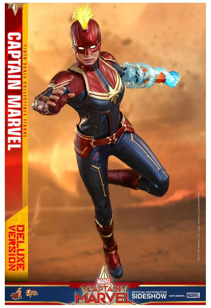 MARVEL - Captain Marvel Deluxe Ver. 1/6 Action Figure 12" MMS522