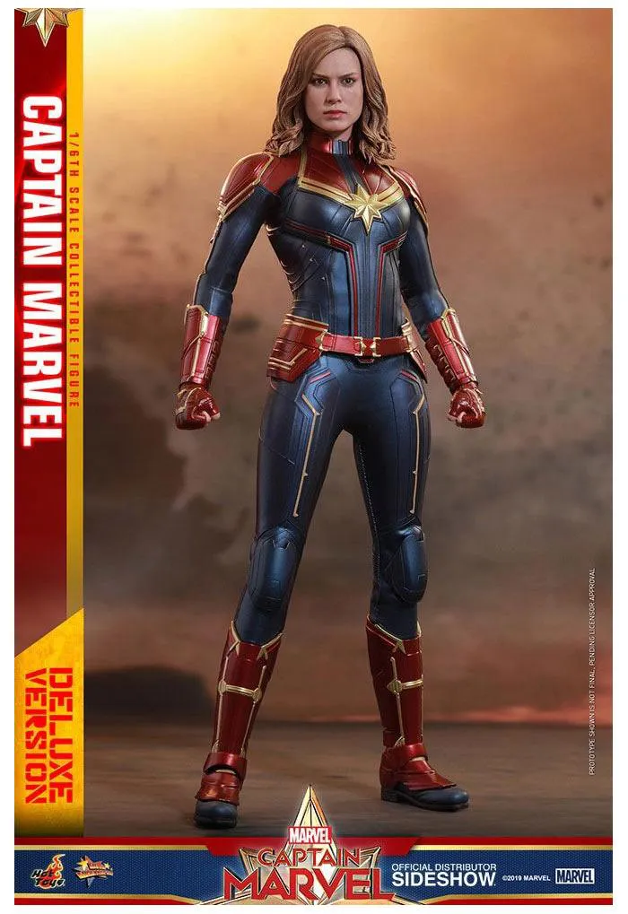 MARVEL - Captain Marvel Deluxe Ver. 1/6 Action Figure 12" MMS522