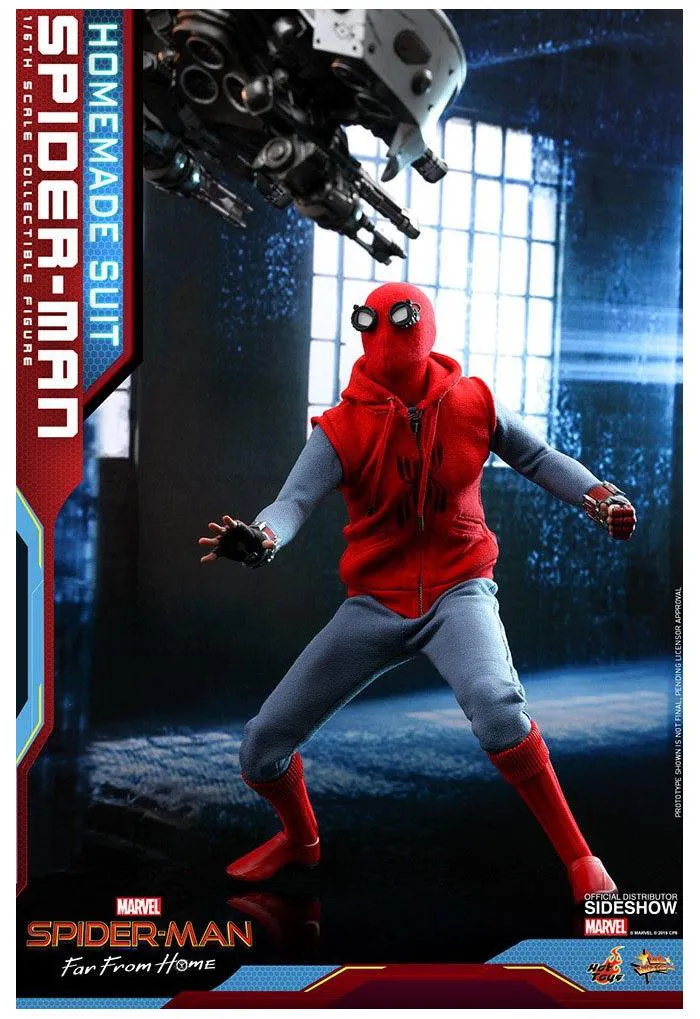 MARVEL - Far From Home - Spider-Man Homemade Suit 1/6 Action Figure 12" MMS552