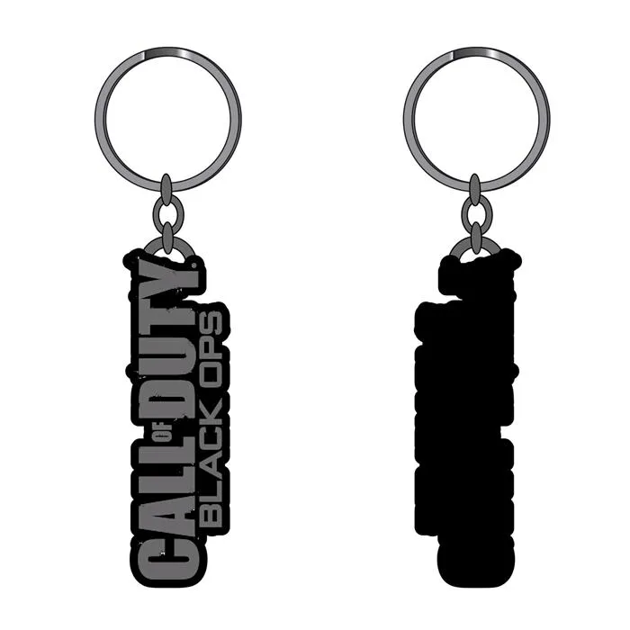 CALL OF DUTY - Black Ops Logo Rubber Keychain