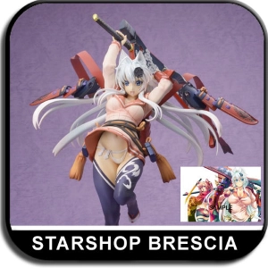 SAMURAI GIRLS - Yagyu Jubei Silver Sword Ver. with Luncheon Mat 1/8 Pvc Figure Hyakka Ryoran Hobby Japan Limited