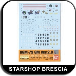 GUNDAM - 1/100 GD-61 MG RGM-79 GM Ver.2.0 Decals
