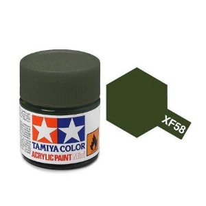 Tamiya Mini XF58 OLIVE GREEN - Acrilico Opaco 10ml