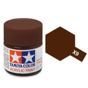 Tamiya Mini X09 BROWN - Acrilico Lucido 10ml