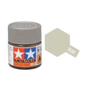 Tamiya Mini X32 TITANIUM SILVER - Acrilico Lucido 10ml