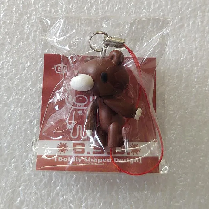 GLOOMY - Gloomy Bear Boldly Shaped Design Figure Brown Ver. Phone Strap