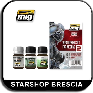 ACRYLIC COLORS - Weathering Set For Mechas