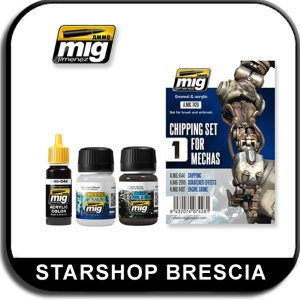 ACRYLIC COLORS - Chipping Set For Mechas