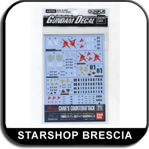 GUNDAM - 1/144 GD-71 HGUC EFSF Char's Counterattack Ver. Decals