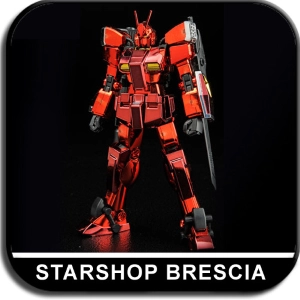 GUNDAM - 1/144 PF-78-3A Amazing Red Warrior Metallic Ver. Model Kit HGBF Expo Exclusive
