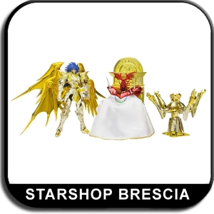 SAINT SEIYA - Saga Gemini / Gemelli Premium Set - Myth Cloth EX + Soul of Gold God Cloth + Pope Ares with Throne